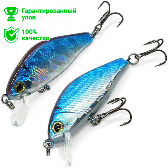 Воблер Kosadaka AWAX xs 45F плав., 45мм, 2.4г, 0.0-0.4м, цв.BLU