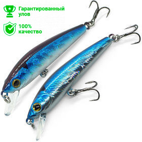 Воблер Kosadaka TD Minnow xs 60SP суспенд, 60мм, 3.7г, 0.0-1.0м, цв.BLU