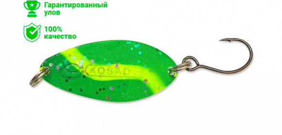 Блесна Kosadaka Buggy (одинарный крючок), 32мм, 4.5г., Цвет GO sBgySH32-GO