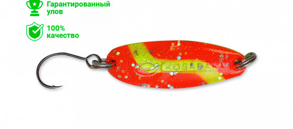 Блесна Kosadaka Micron (одинарный крючок), 33мм, 3г., Цвет OY sMicSH33-OY sMicSH33-OY