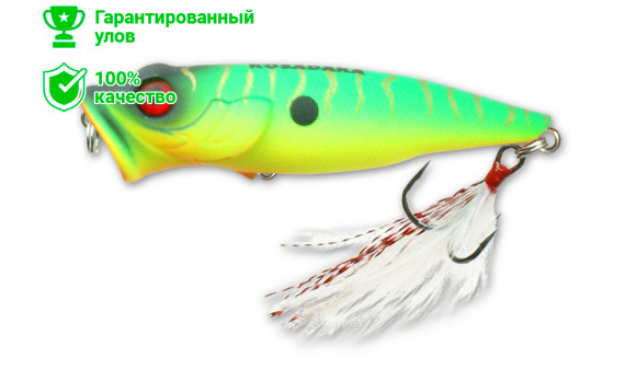Воблер Kosadaka NEXT popper 65 поверхн., 65мм, 6.1г, цв.MHT
