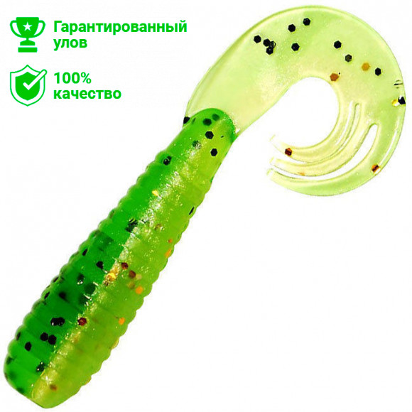 Твистер Kosadaka с разрезным хвостом TRIPLE TAIL 90, 8шт., цвет FTS