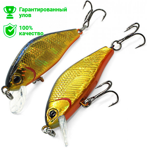 Воблер Kosadaka AWAX xs 45F плав., 45мм, 2.4г, 0.0-0.4м, цв.HGBL