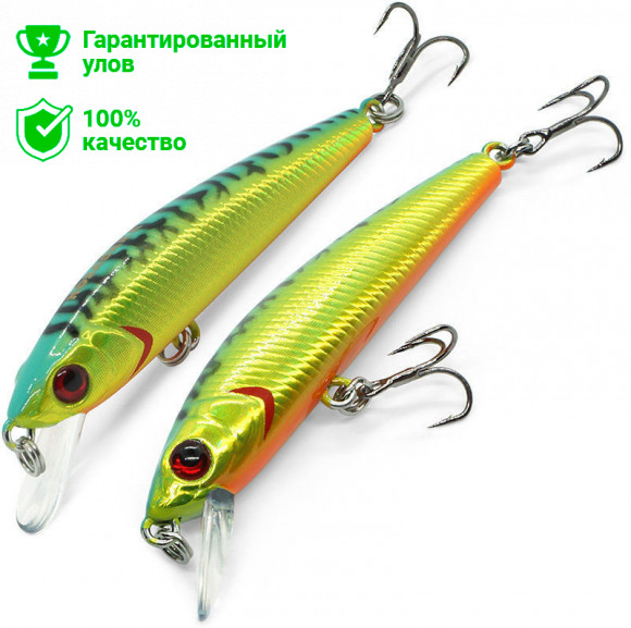 Воблер Kosadaka TD Minnow xs 60SP суспенд, 60мм, 3.7г, 0.0-1.0м, цв.HT