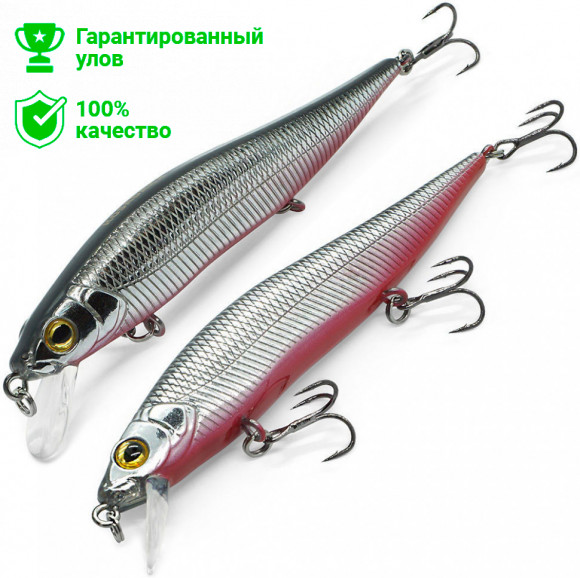 Воблер Kosadaka VISION Minnow xs 98SP суспенд, 98мм, 9г, 0.5-1.5м, цв.SBL