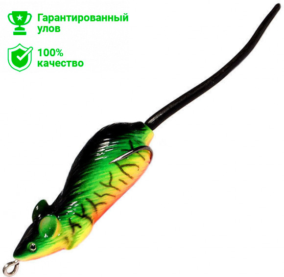 Приманка-незацепл. мягк. оснащ. плав. Мышь-глайдер LM1 60mm, 12g, цвет C89 (Kosadaka)