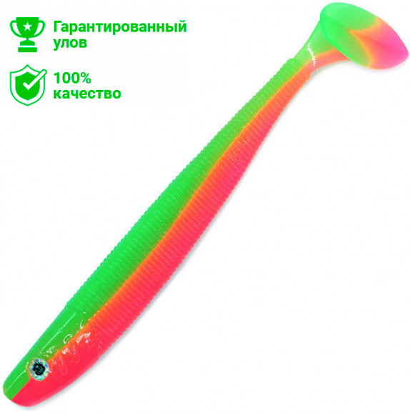 Виброхвост Kosadaka MANTICORA 100, 5шт., цвет ROS2