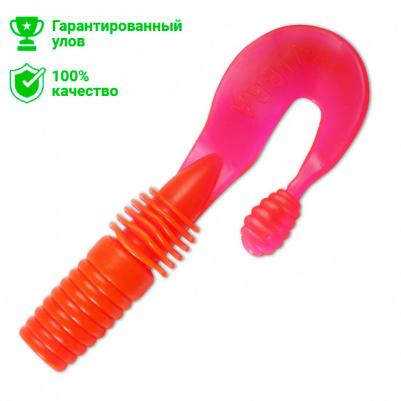 Мягкая приманка Kosadaka Vibra, 90mm, цв. TR (3шт.)