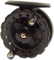 Катушка Kosadaka зимн./проводочн. пласт. VECTOR 65мм (2 напр. вращ со стопором или фрикц.)