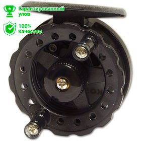 Катушка Kosadaka зимн./проводочн. пласт. VECTOR 65мм (2 напр. вращ со стопором или фрикц.)