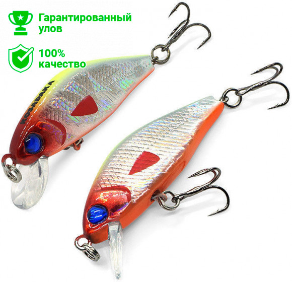 Воблер Kosadaka AWAX xs 45F плав., 45мм, 2.4г, 0.0-0.4м, цв.LME