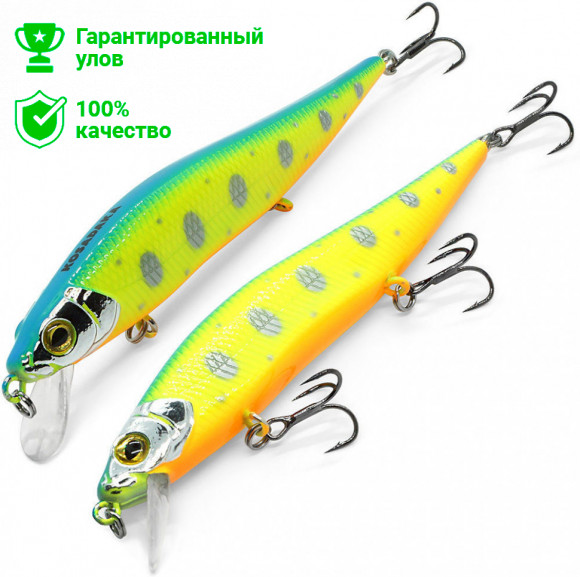 Воблер Kosadaka VISION Minnow xs 98SP суспенд, 98мм, 9г, 0.5-1.5м, цв.SNT