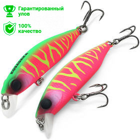 Воблер Kosadaka NOMAD xs 48SP суспенд, 48мм, 2.6г, 0.0-0.4м, цв.ROS