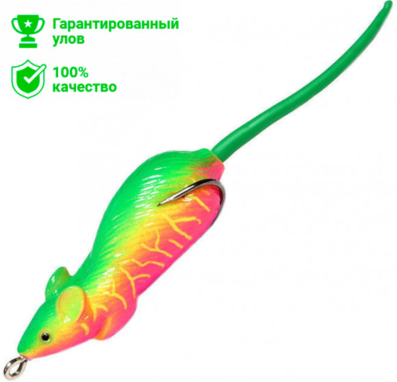 Приманка-незацепл. мягк. оснащ. плав. Мышь-глайдер LM1 60mm, 12g, цвет C92 (Kosadaka)