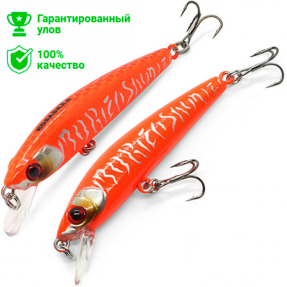 Воблер Kosadaka TD Minnow xs 60SP суспенд, 60мм, 3.7г, 0.0-1.0м, цв.MRK