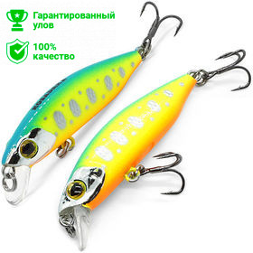Воблер Kosadaka NOMAD xs 48SP суспенд, 48мм, 2.6г, 0.0-0.4м, цв.SNT
