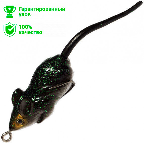 Приманка-незацепл. мягк. оснащ. плав. Мышь-глайдер LM2 45mm, 7g, цвет C81 (Kosadaka)