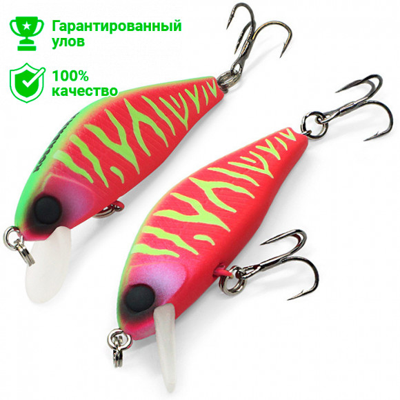 Воблер Kosadaka AWAX xs 45F плав., 45мм, 2.4г, 0.0-0.4м, цв.ROS