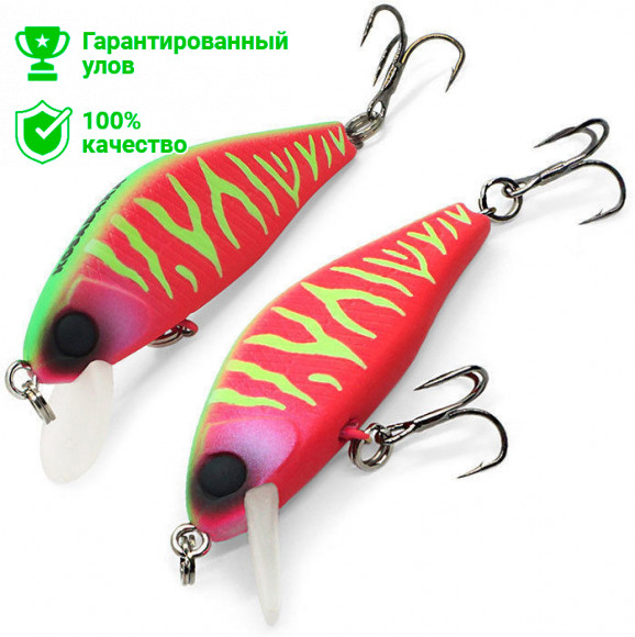 Воблер Kosadaka AWAX xs 45F плав., 45мм, 2.4г, 0.0-0.4м, цв.ROS