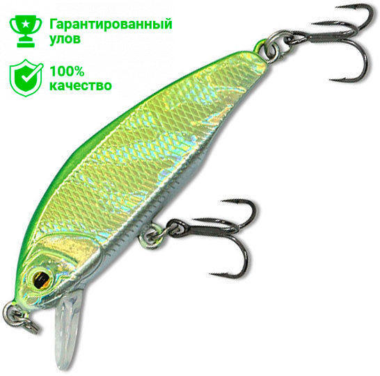 Воблер Kosadaka Gravy-4 XS 44S тон., 44мм, 2.5г, 0.5-1.5м, цв.LG