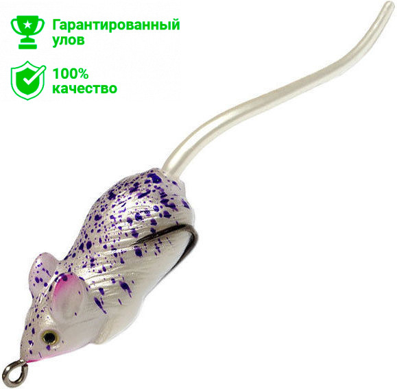 Приманка-незацепл. мягк. оснащ. плав. Мышь-глайдер LM2 45mm, 7g, цвет C83 (Kosadaka)