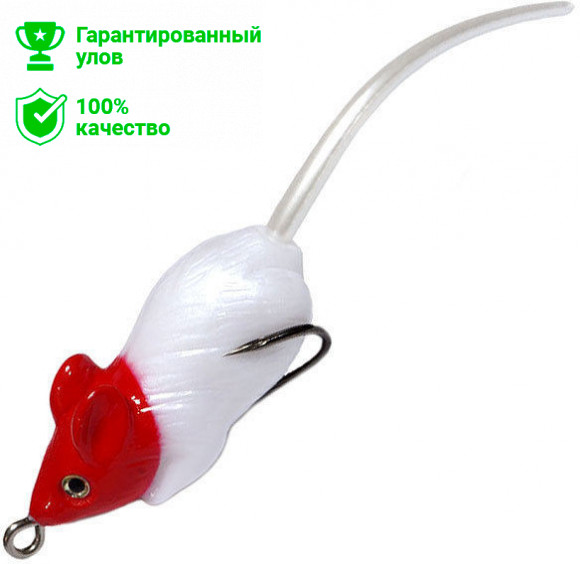 Приманка-незацепл. мягк. оснащ. плав. Мышь-глайдер LM2 45mm, 7g, цвет C84 (Kosadaka)