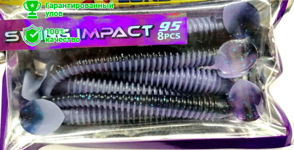 Мягкая приманка Kosadaka Wave Impact 95мм, цв. BBC (8шт.)