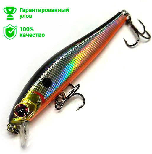 Воблер Kosadaka WINS XS 75SP суспенд., 75мм, 5.5г, 1м, цв.GT