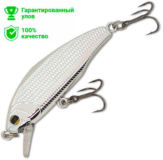 Воблер Kosadaka Gravy-4 XS 44S тон., 44мм, 2.5г, 0.5-1.5м, цв.SIL
