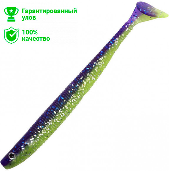 Виброхвост Kosadaka MANTICORA 150, блистер 3шт., цвет BCH