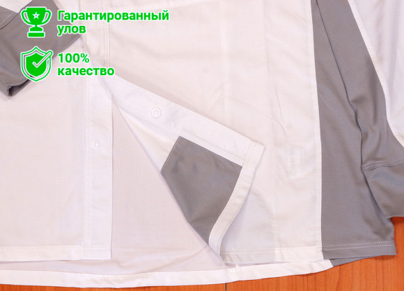 Рубашка ICE SILK SUNBLOCK белая с карманами, р-р M, UV защита, вентил., дл.рукав (Kosadaka) Рубашка ICE SILK SUNBLOCK белая с карманами, р-р M, UV защита, вентил., дл.рукав (Kosadaka)