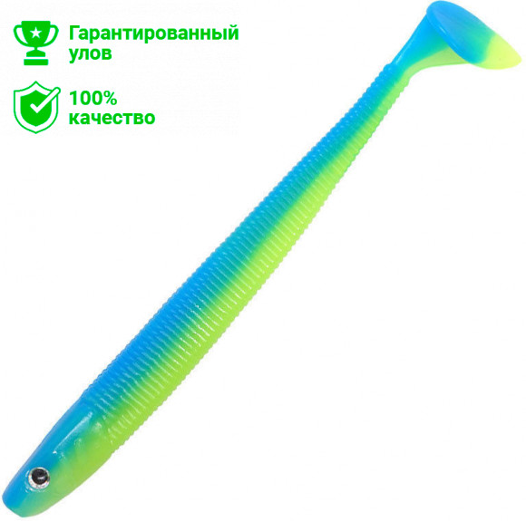 Виброхвост Kosadaka MANTICORA 150, блистер 3шт., цвет BLS