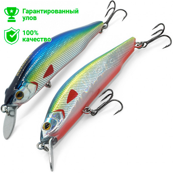 Воблер Kosadaka BAYWOLF xs 82F плав. , 82мм, 9.3г, 0.5-1.2м, цв.BAK