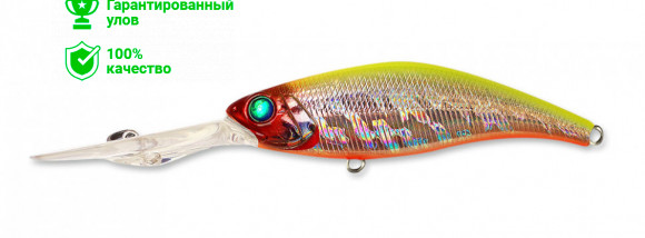 Воблер Kosadaka TROL DD 80F плав., 80мм, 17г., 3.0-5.0м, цв.LME