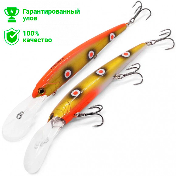 Воблер Kosadaka Bandit Deep XL 120F, плав., 120мм, 21г, 5-8м, цв.D87
