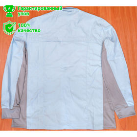 Рубашка ICE SILK SUNBLOCK голубая с карманами, р-р L, UV защита, вентил., дл.рукав (Kosadaka) Рубашка ICE SILK SUNBLOCK голубая с карманами, р-р L, UV защита, вентил., дл.рукав (Kosadaka)