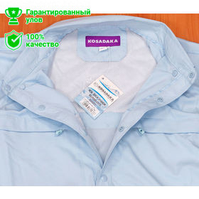 Рубашка ICE SILK SUNBLOCK голубая с карманами, р-р L, UV защита, вентил., дл.рукав (Kosadaka) Рубашка ICE SILK SUNBLOCK голубая с карманами, р-р L, UV защита, вентил., дл.рукав (Kosadaka)