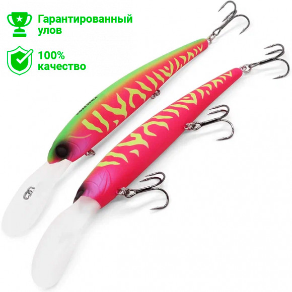 Воблер Kosadaka Bandit Deep XL 120F, плав., 120мм, 21г, 5-8м, цв.ROS