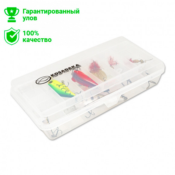 Коробка Kosadaka TB1502, 210x107x42мм, для приманок, двухярусная