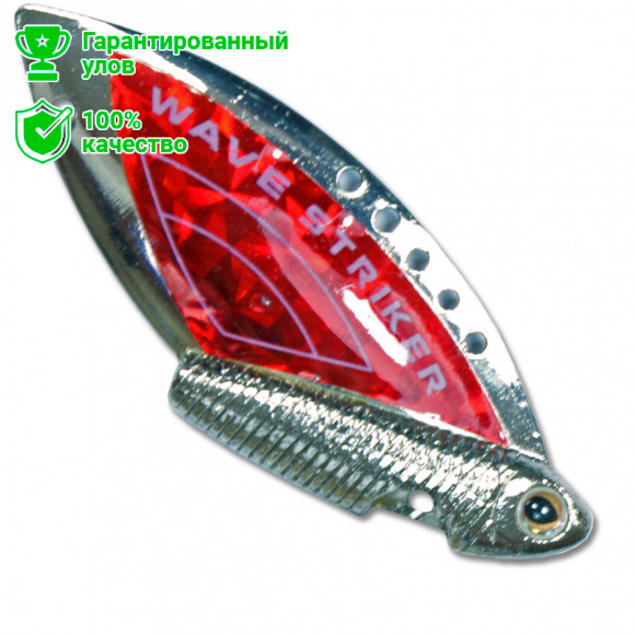 Блесна Kosadaka Wave Striker 21g Silver/Red
