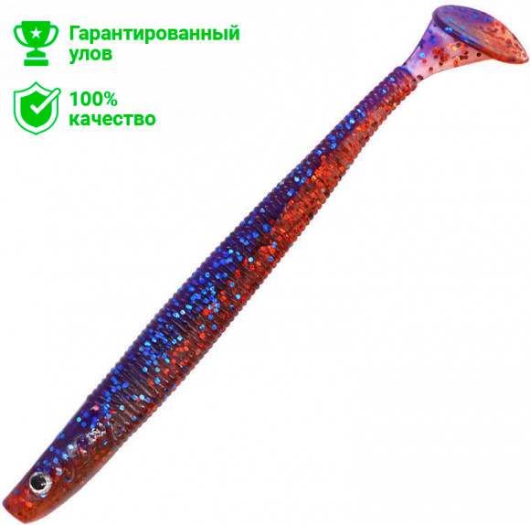 Виброхвост Kosadaka MANTICORA 150, блистер 3шт., цвет RB
