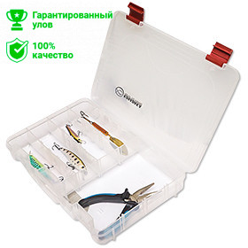 Коробка Kosadaka TB1201, 275x180x40мм, для приманок, регулируемая