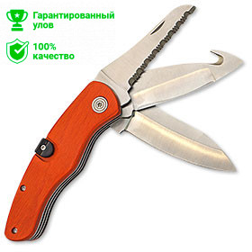 Нож "Kosadaka" складной 19/11см 215г охотничий "3в1" (нож, шкуродёр, пила) N-F51