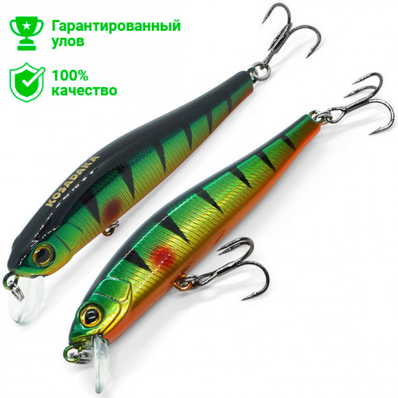 Воблер Kosadaka WINS XS 75SP суспенд, 75мм, 5.5г, 0.3-1.2м, цв.PC