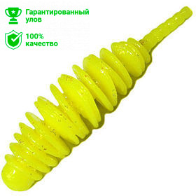 Приманка силик. Kosadaka LEECH FAT 42, банка (9шт), запах сыра, цвет CH (chartreuse) LCHF-042-CH-CH