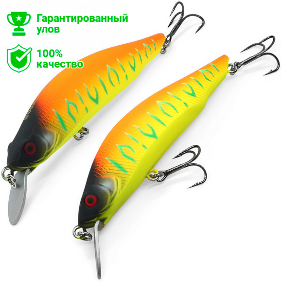 Воблер Kosadaka BAYWOLF xs 82F плав. , 82мм, 9.3г, 0.5-1.2м, цв.OGY