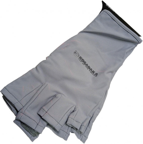Перчатки SUNBLOCK Gloves эласт. с открыт. ладонью и обрез. пальц., цвет Grey, р-р M (Kosadaka) ISS-SI-Gr/M