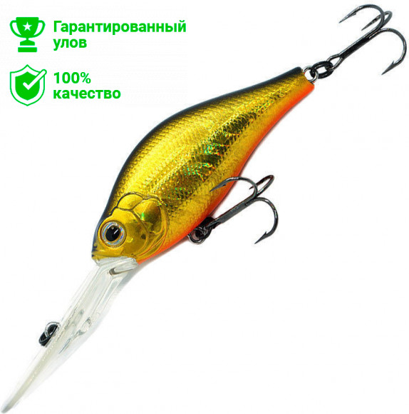 Воблер Kosadaka TROL CRANK 65F плав., 65мм, 14.3г, 2-4м, цв.HGBL