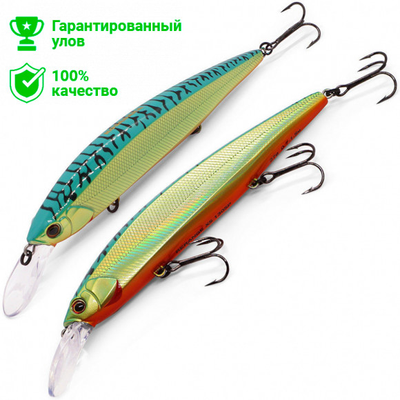 Воблер Kosadaka Rerange XS 130SP суспенд., 130мм, 27г, 0.7-1.5м, цв.HT
