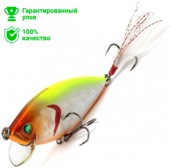 Воблер Kosadaka HOST XS 70F плав., 70мм, 14.4г, 0.7-1.5м, цв.LME